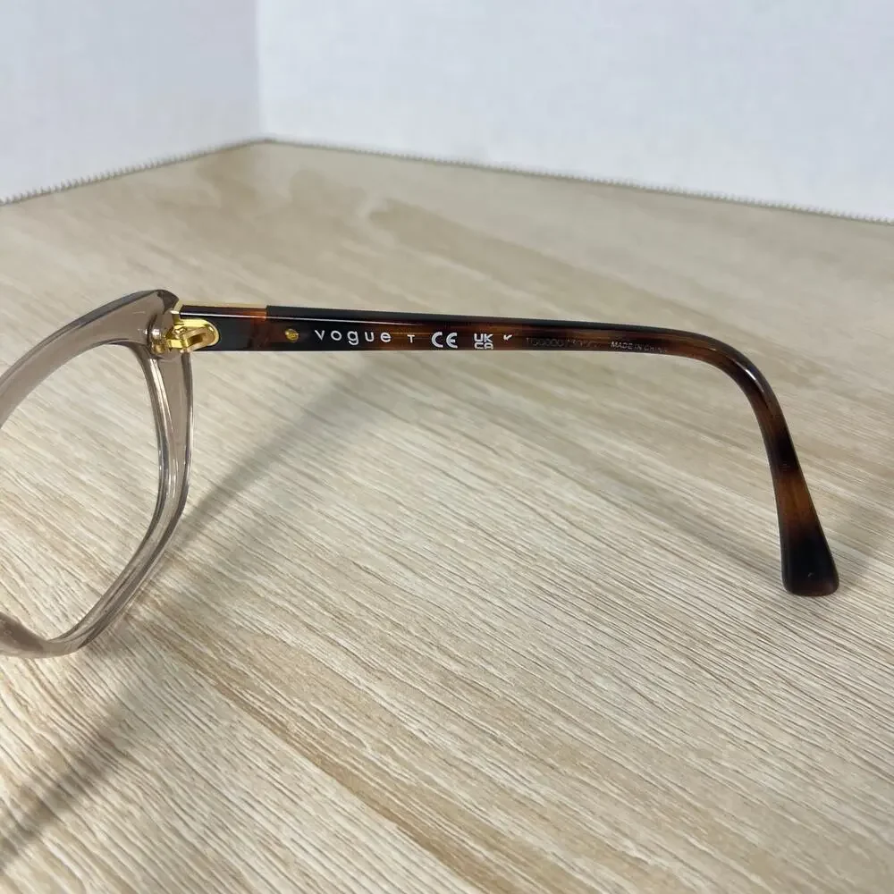 Vogue VO5425-B 2990 Sunglasses Frames Only Cat Eye Clear Brown 54-17-140